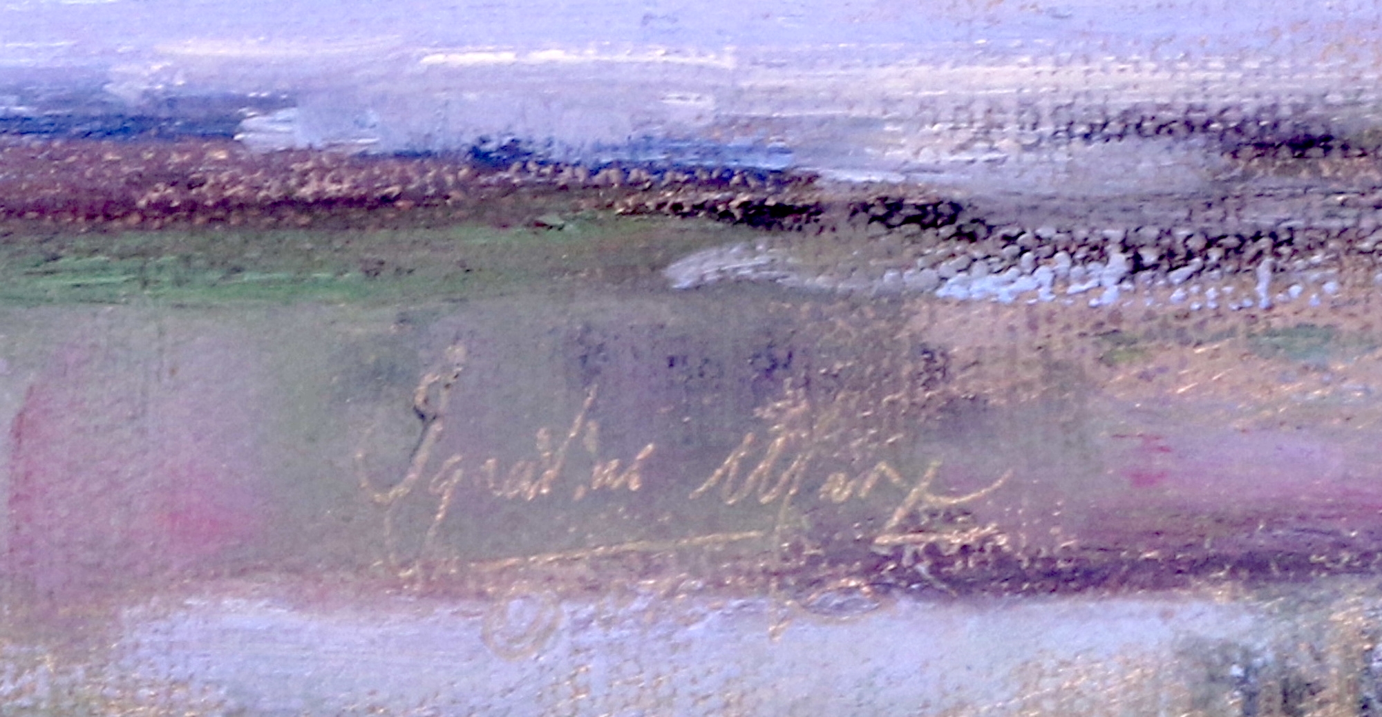 Artwork by Ignatius Marx, SAIL BOATS ON THE LAKE, Made of oil on canvas