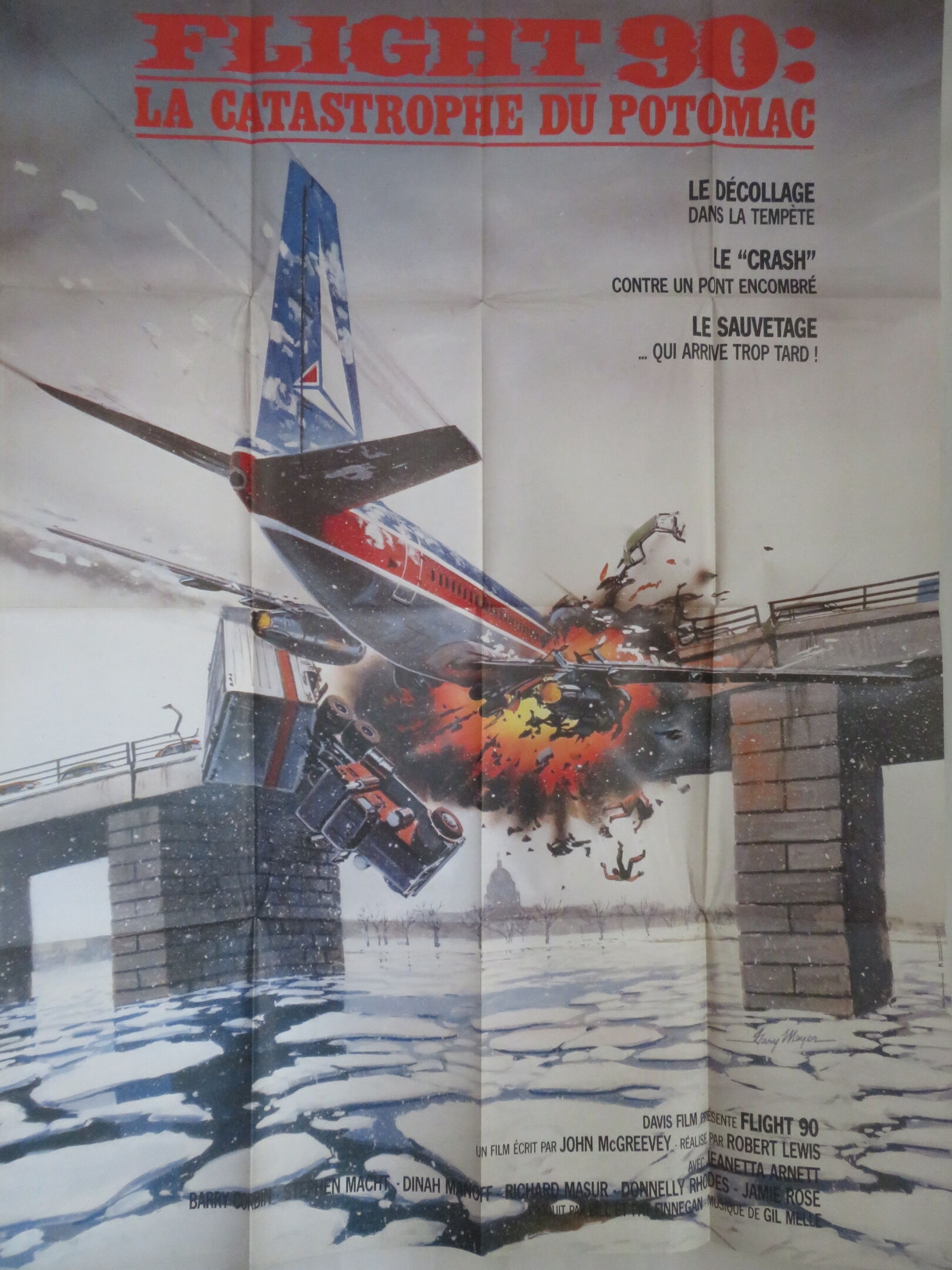 Artwork by Michael Lewis, Flight 90, Made of Affiche