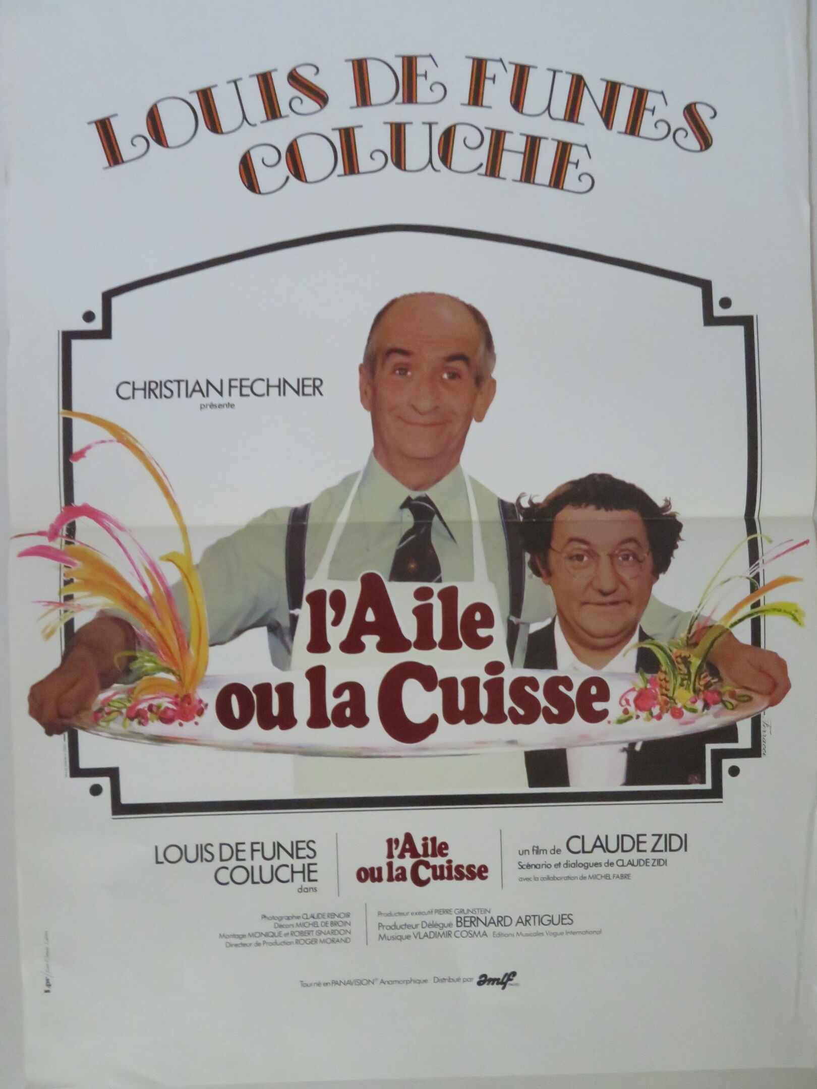 Artwork by Claude Zidi, L'aile ou la cuisse