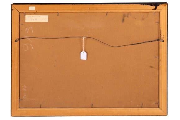 Artwork by Jules-Pierre van Biesbroeck, La moisson, Made of Oil on board