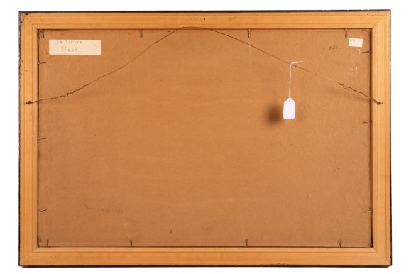 Artwork by Jules-Pierre van Biesbroeck, La sieste, Made of Oil on board