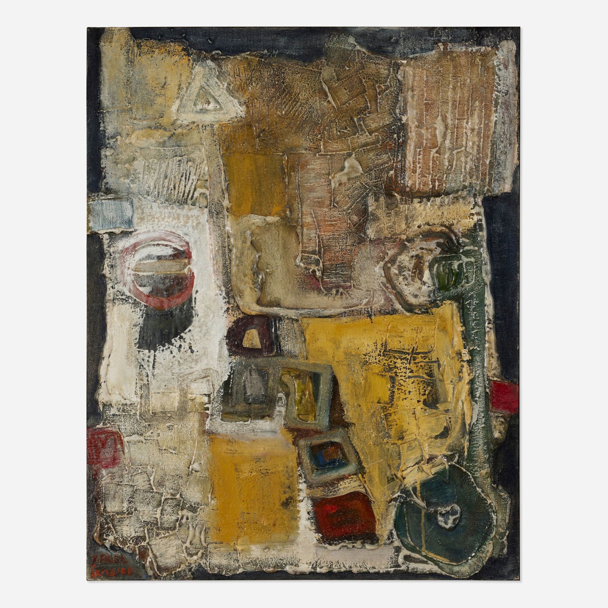 Artwork by Yossi Priel, Untitled, Made of mixed media on canvas