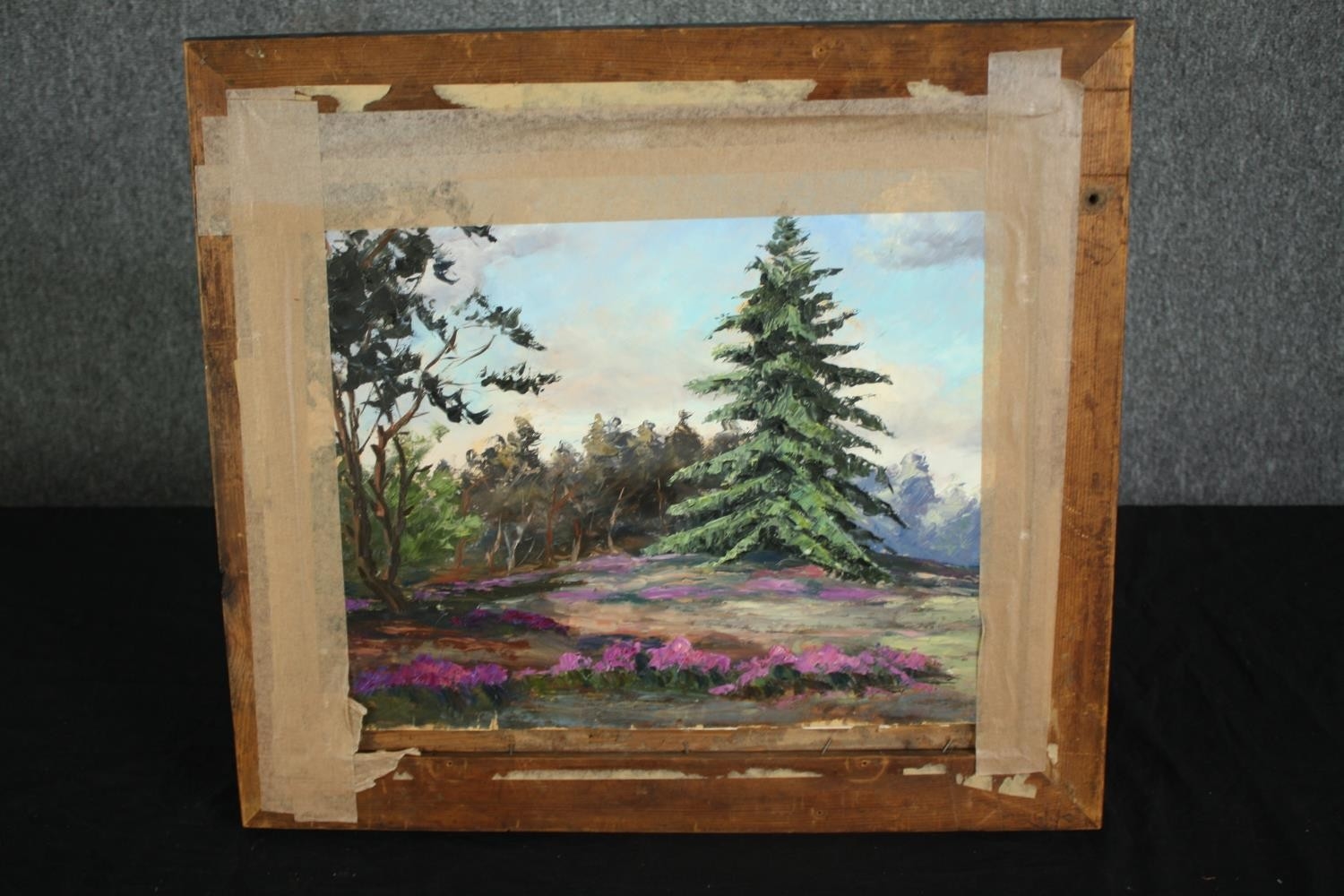 Artwork by Charles H. Binard, signed C H Binard. H.47 W.52cm., Made of oil on canvas