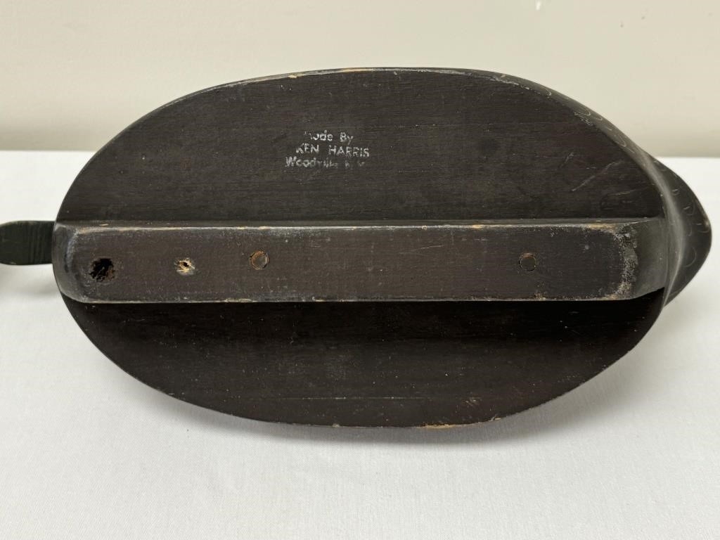 Artwork by Ken Harris, 2 Ken Harris Black Duck Working Decoys