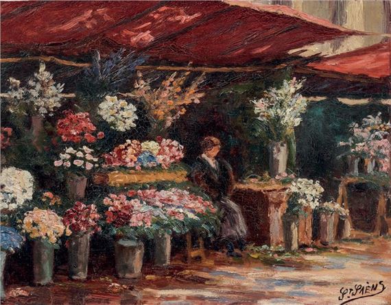 Flower market by Camille Saint-Saëns