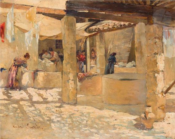 Washhouses in Tunis by André Suréda