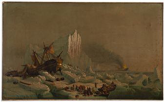 Sealers Crushed by Icebergs Picture