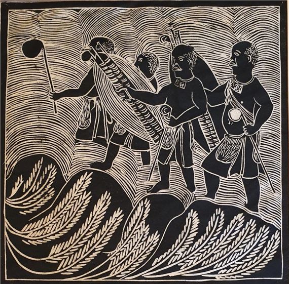 Emyaha by Austin Hleza, dated 1950