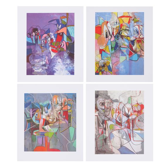 Orgy Composition, George Condo, 2008