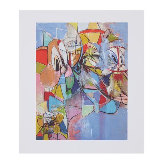 George Condo | Drawing Paintings (2011) | MutualArt