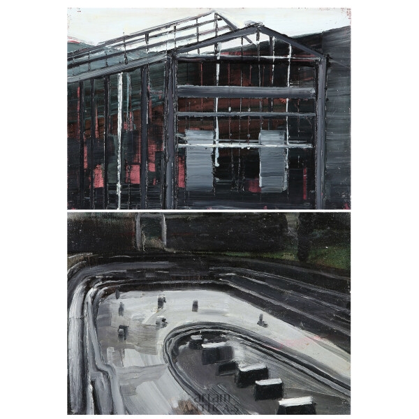 Artwork by Burcu Perçin, İki Adet, Made of oil on canvas