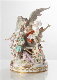 Marx Eugene Clauss, A Paris Porcelain Figural Group - Marx Eugene Clauss