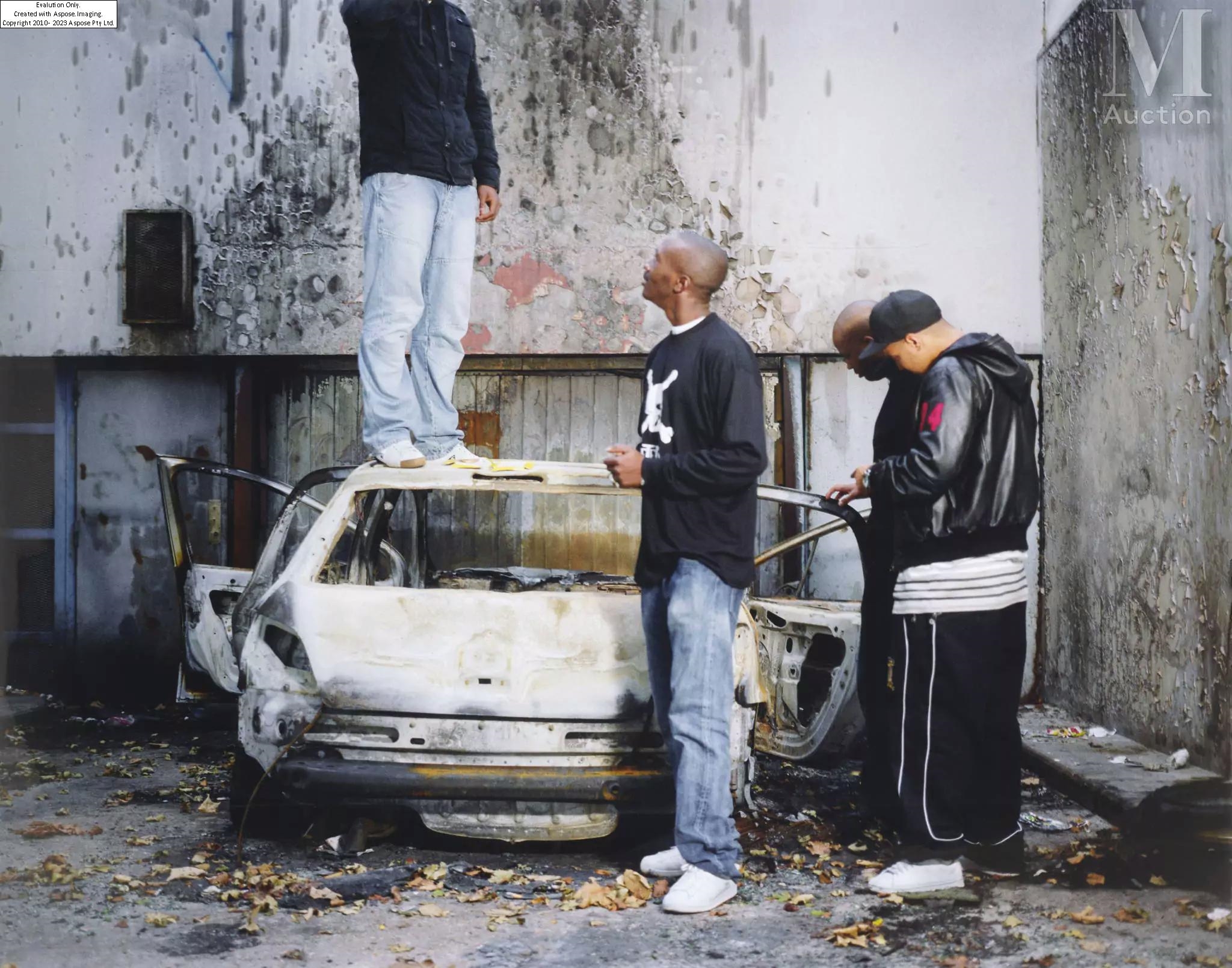 Artwork by Mohamed Bourouissa, L'impasse, Made of Lambda print