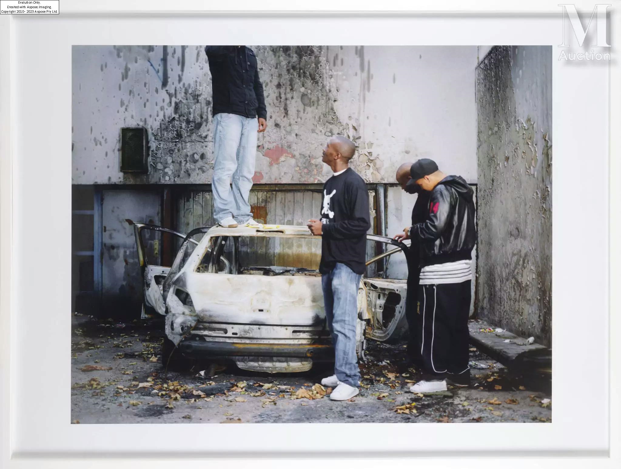 Artwork by Mohamed Bourouissa, L'impasse, Made of Lambda print