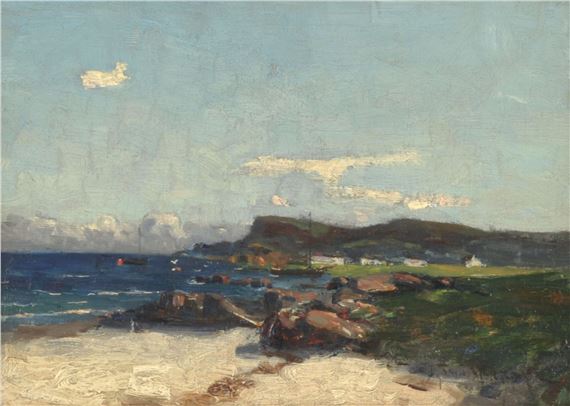 Coastal landscape by John Reid Murray