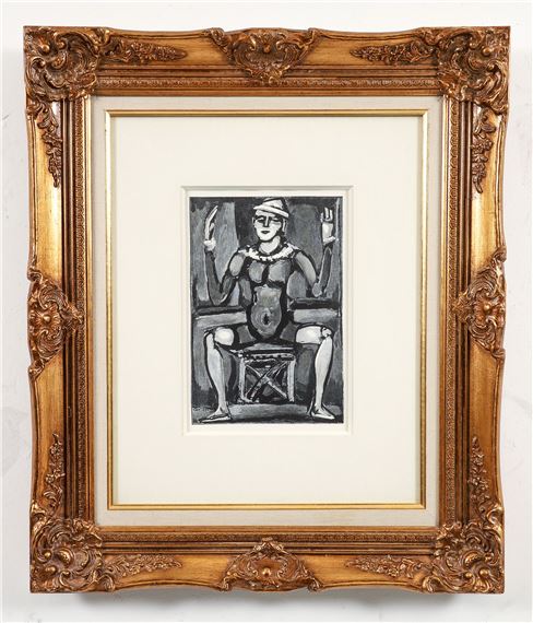 Georges Rouault | Georges Rouault 1932 woodcut Clown Assis (1932 ...