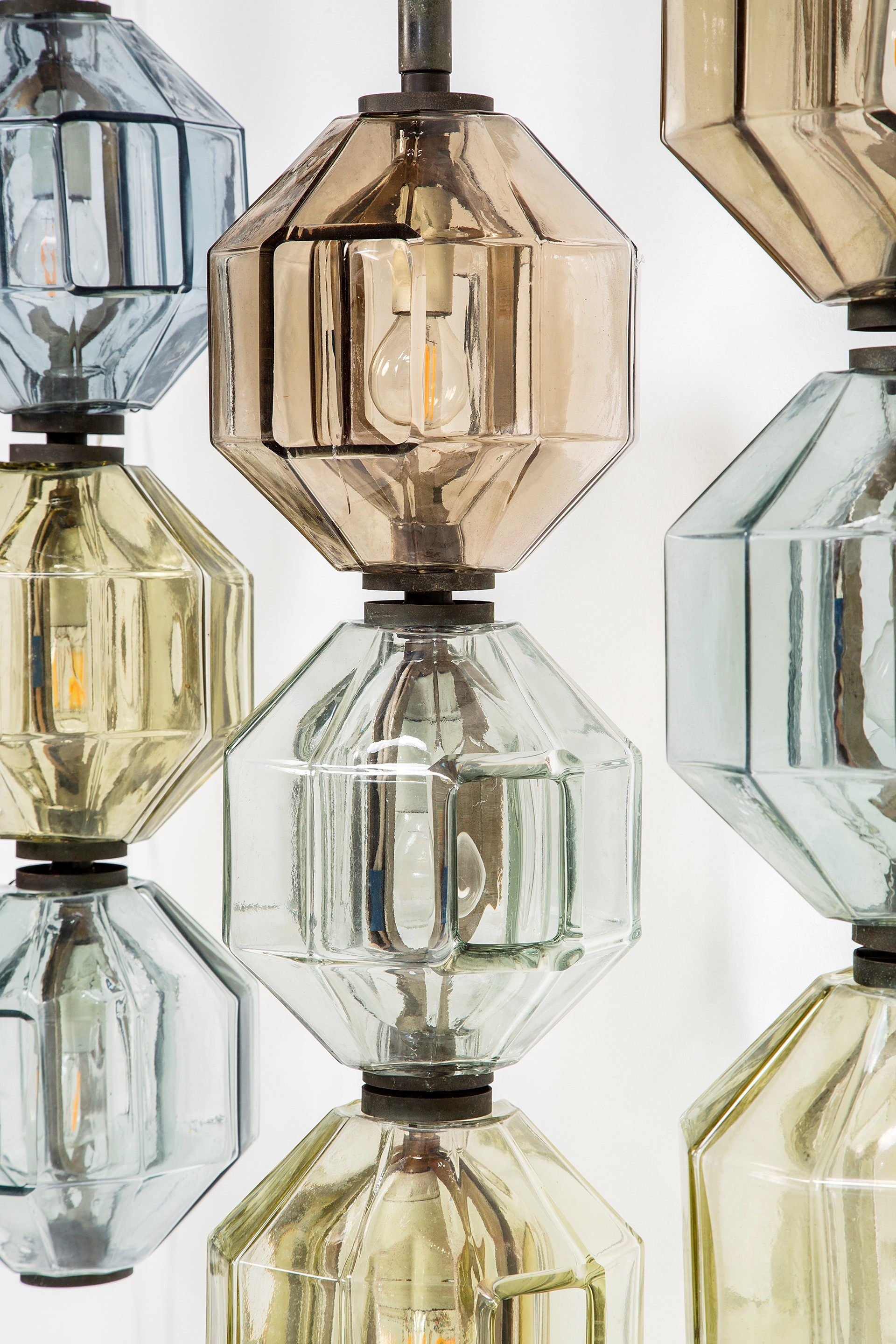 Artwork by Vinicio Vianello, Quattro lampade a parete