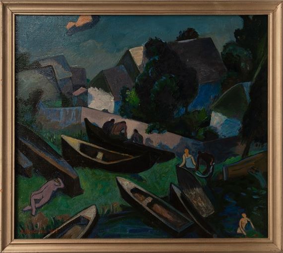 Anton Vlassenko | Sadki Bleaux Oil (1940) | MutualArt