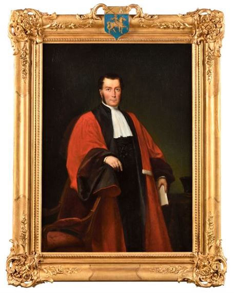 Portrait of magistrate de Campredon . 80 x 58 cm - Jean Pierre Monceret
