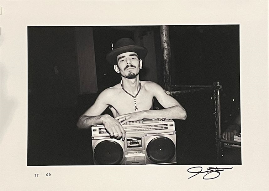 Artwork by Ricky Flores, Jay & the Boombox B-Boys Printed on fine art paper Limited edition 37 x 25 cm, Made of Printed on fine art paper