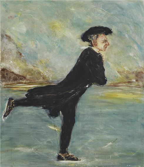 Self Portrait After Henry Raeburn by Rodney Pople, 2004