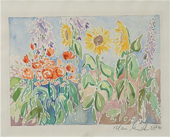 : Blumen und Sommerlandschaft - Klaus Meister