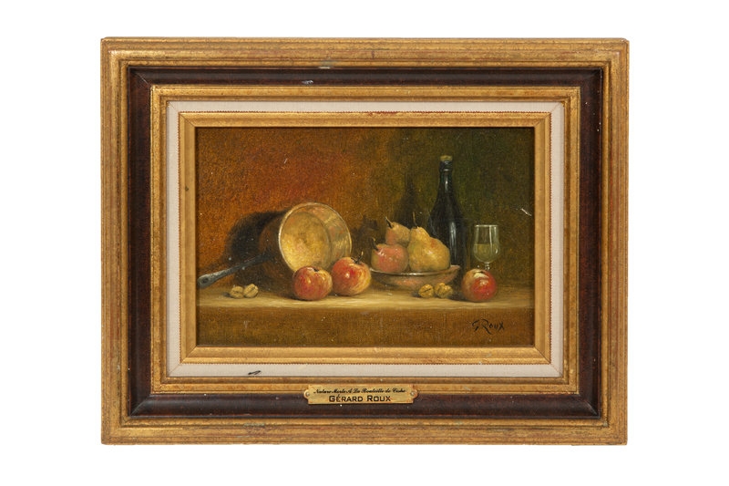 Gérard Roux | Gérard Roux (French, b. 1942) Nature morte à la bouteille ...