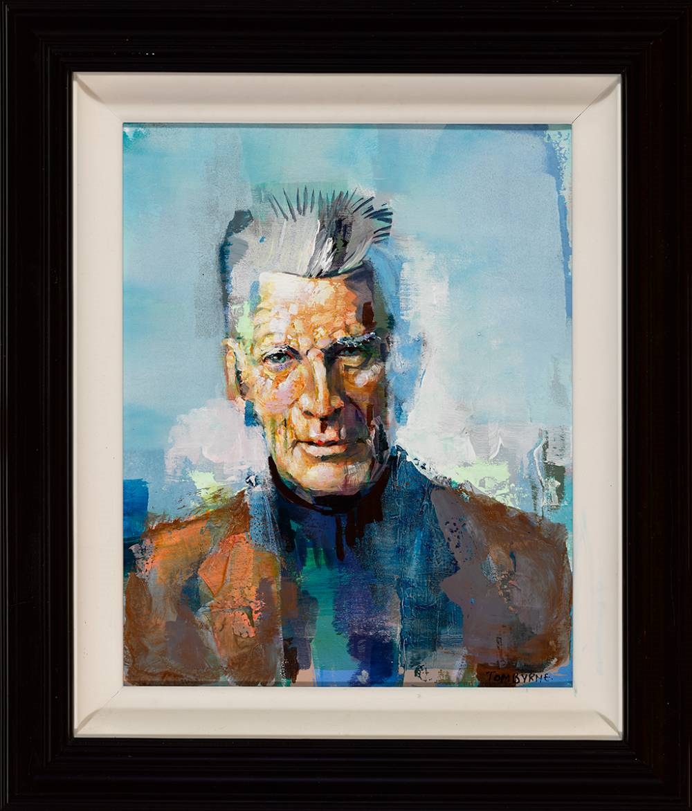 Tom Byrne | PORTRAIT OF SAMUEL BECKETT | MutualArt