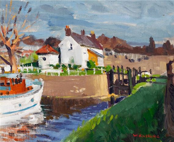 CANAL SCENE by Walter Verling