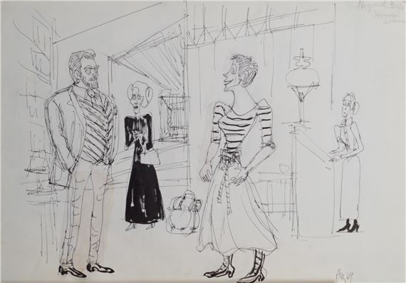 Stage Image from "Bygmester Solness" by Randi Monsen, 1969