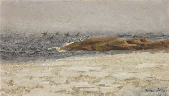 Sträckande gäss by Bruno Liljefors, 1929