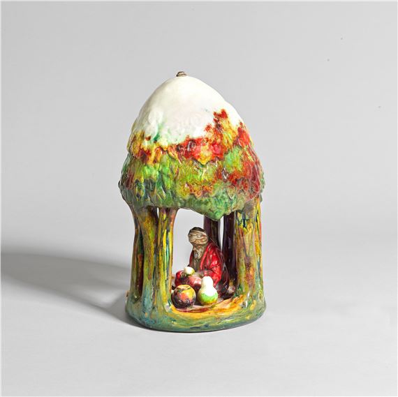 Charles John Noke | The Chang Potter figural table lamp | MutualArt
