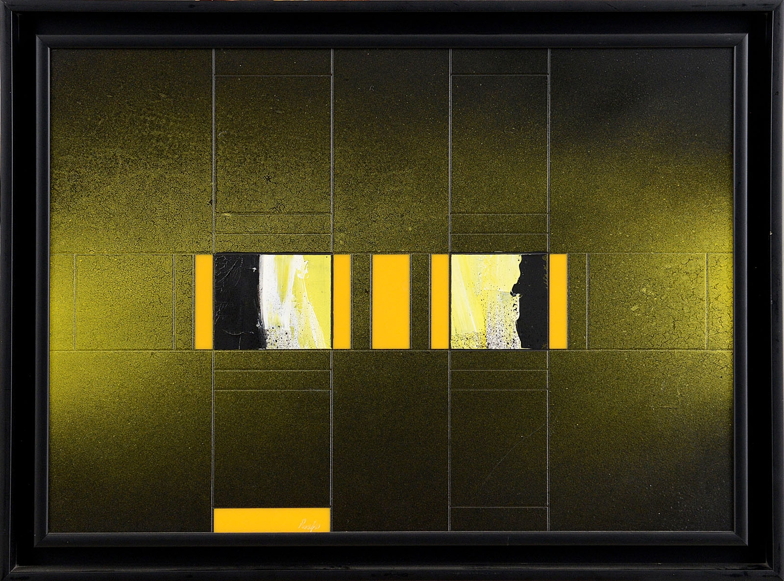 Artwork by Maurizio Roasio, Untitled, Made of mixed media on board and Plexiglas