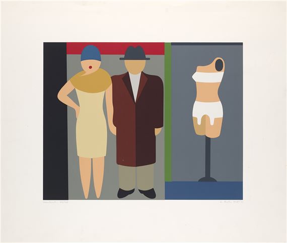 2 Arbeiten by Gerd Arntz, 1977