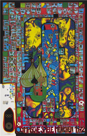 Olympische Spiele München by Friedensreich Hundertwasser, 1972