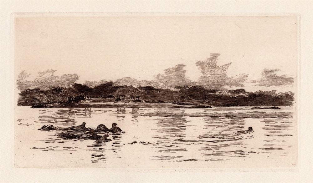 Colin Hunter | Colin Hunter The Hills of Morven 1890 etching (1890 ...