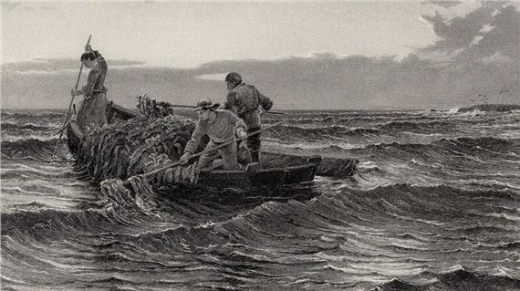 Colin Hunter | Colin Hunter Their Only Harvest 1883 Etching (1883 ...