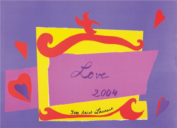 Yves Saint Laurent | Love. Affiche (2004) | MutualArt