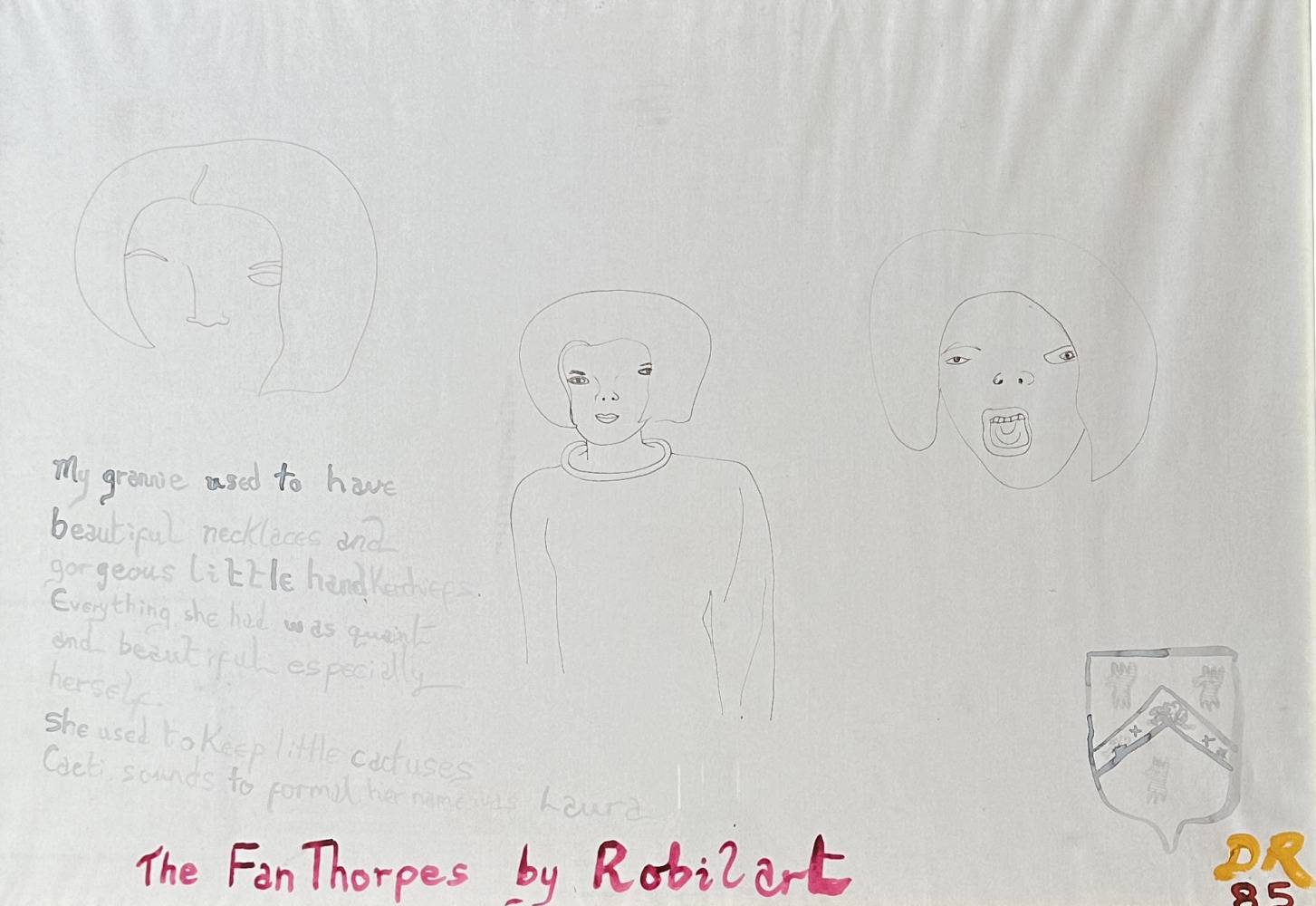 Artwork by David Robilliard, The Fan Thorpes, Made of Fan