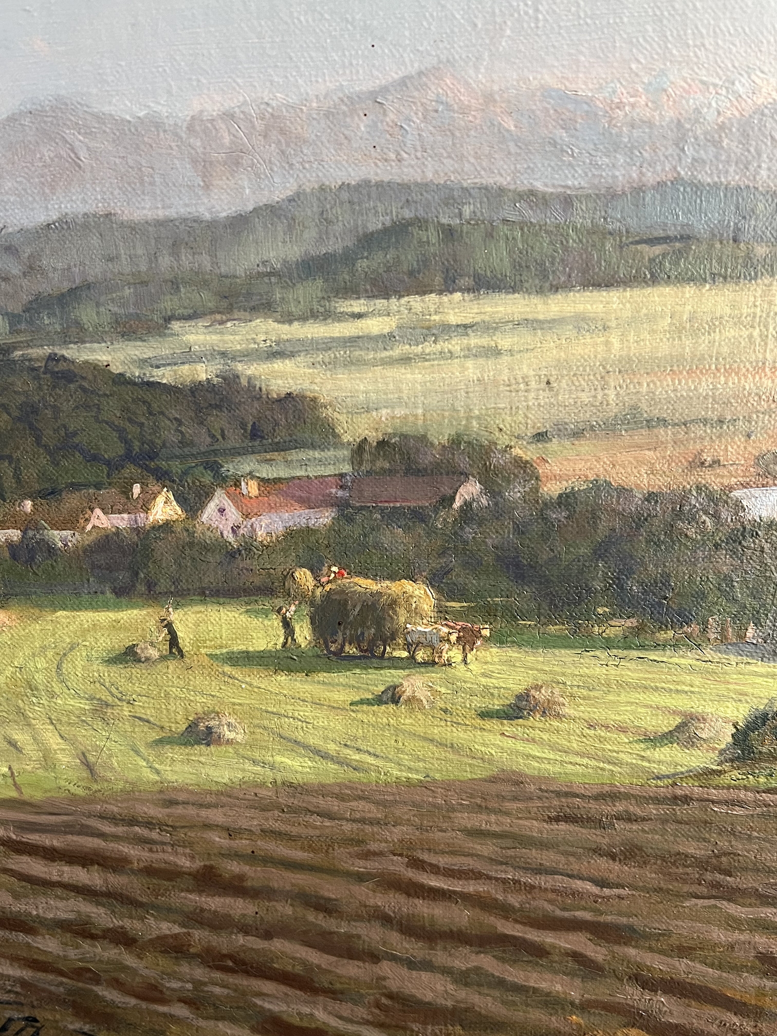 Artwork by Theodor Grätz, Sommerlandschaft, Made of oil on canvas