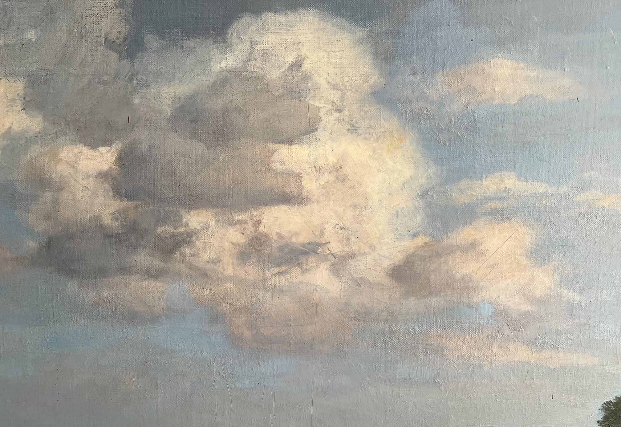 Artwork by Theodor Grätz, Sommerlandschaft, Made of oil on canvas