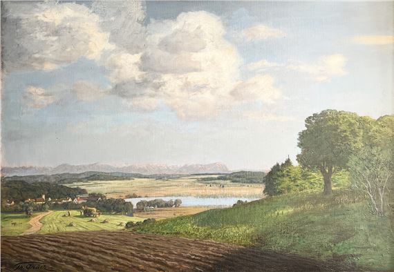 Sommerlandschaft by Theodor Grätz