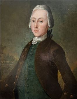Rokoko-Bildnis des Universitätsbeamten Ludwig - Johann Nikolaus Reuling