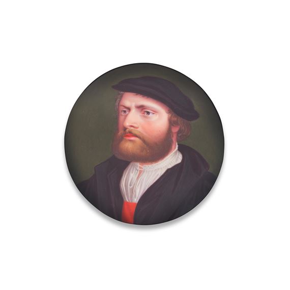 A Gentleman, wearing white chemise, red sash, black coat and hat - Charles Richard Bone