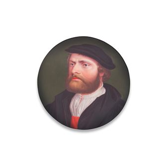 A Gentleman, wearing white chemise, red sash, black coat and hat - Charles Richard Bone