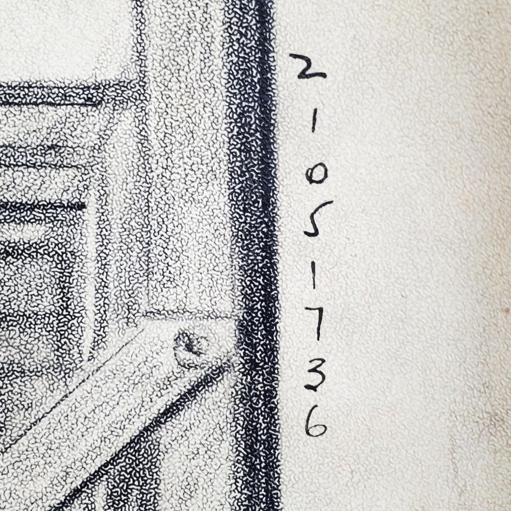 Artwork by Burris Jenkins Jr., Rare Ink Drawing of Herman Goering, Made of Hand Painted Ink, Pencil & Mixed Media on Paper