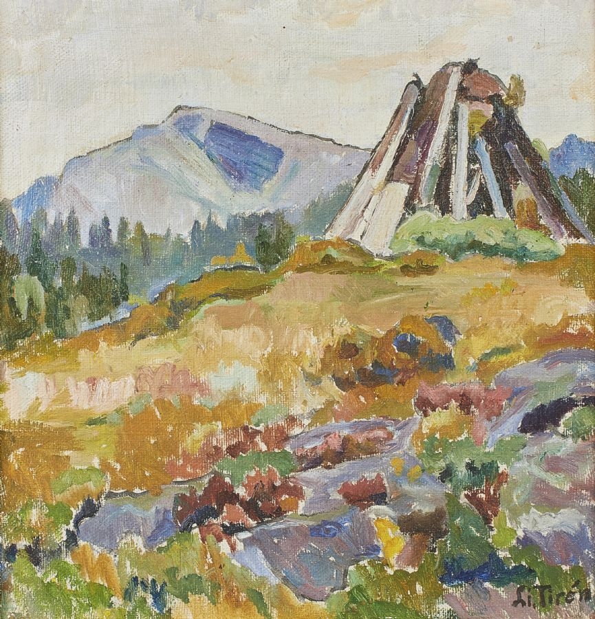 Lilli Tirén | Lappkåta i oldfjällen Jämtland | MutualArt