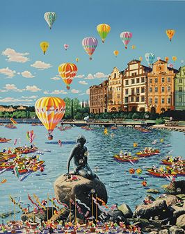 絵画 YAMAGATA CHATEAU DE CHAMPAGNE 1993 Hiro Yamagata | Chateau de Champagne (1993) | MutualArt