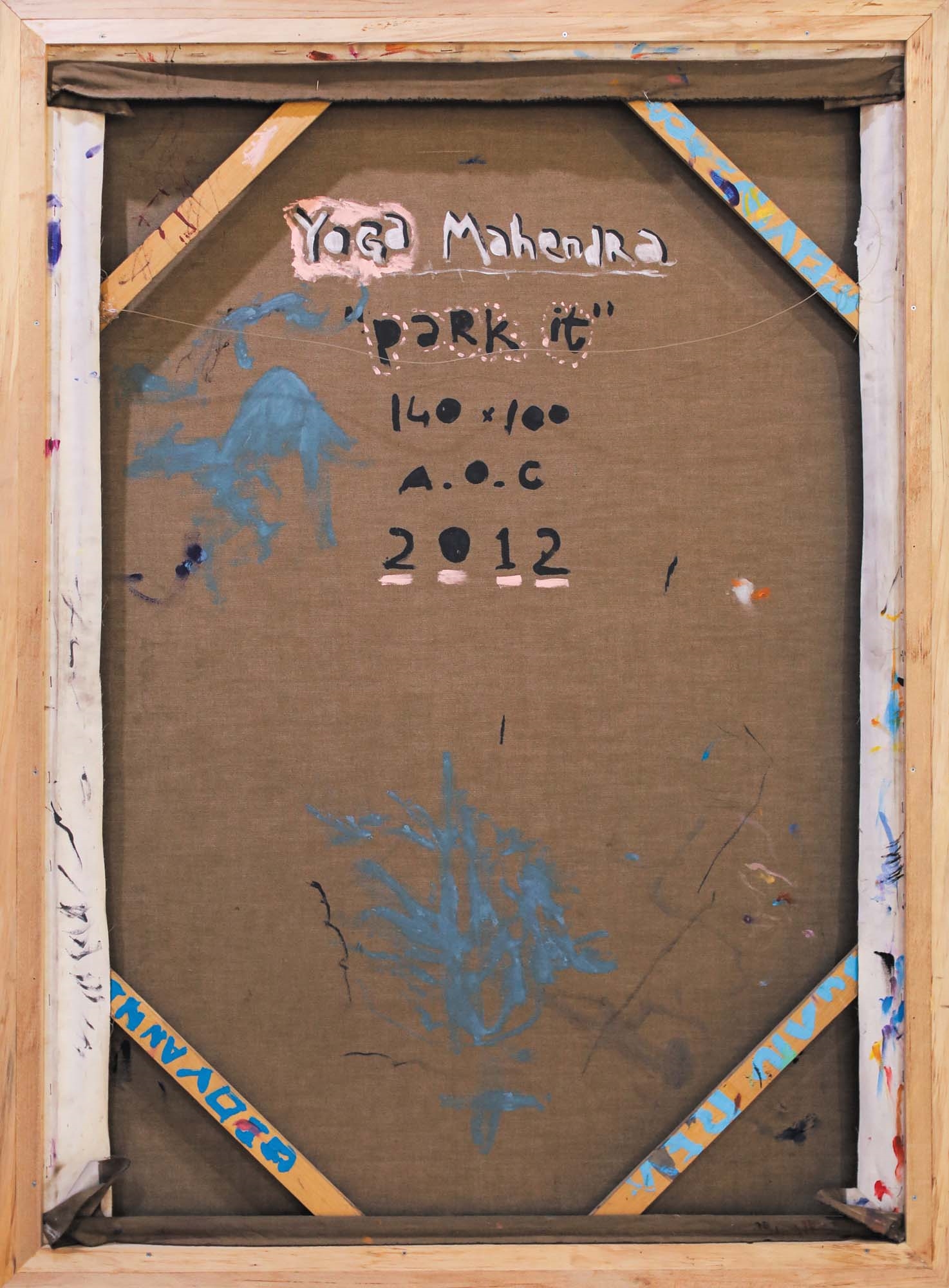 Artwork by Yoga Mahendra, Park It, 2012, Made of Acrylic on canvas