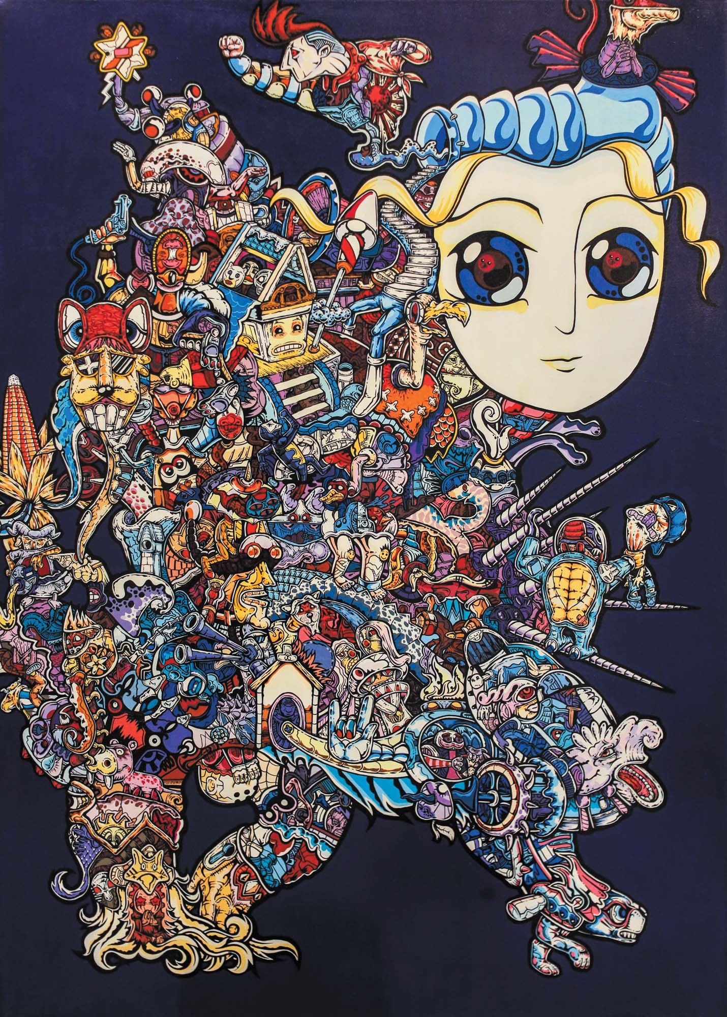 Artwork by Yoga Mahendra, Park It, 2012, Made of Acrylic on canvas